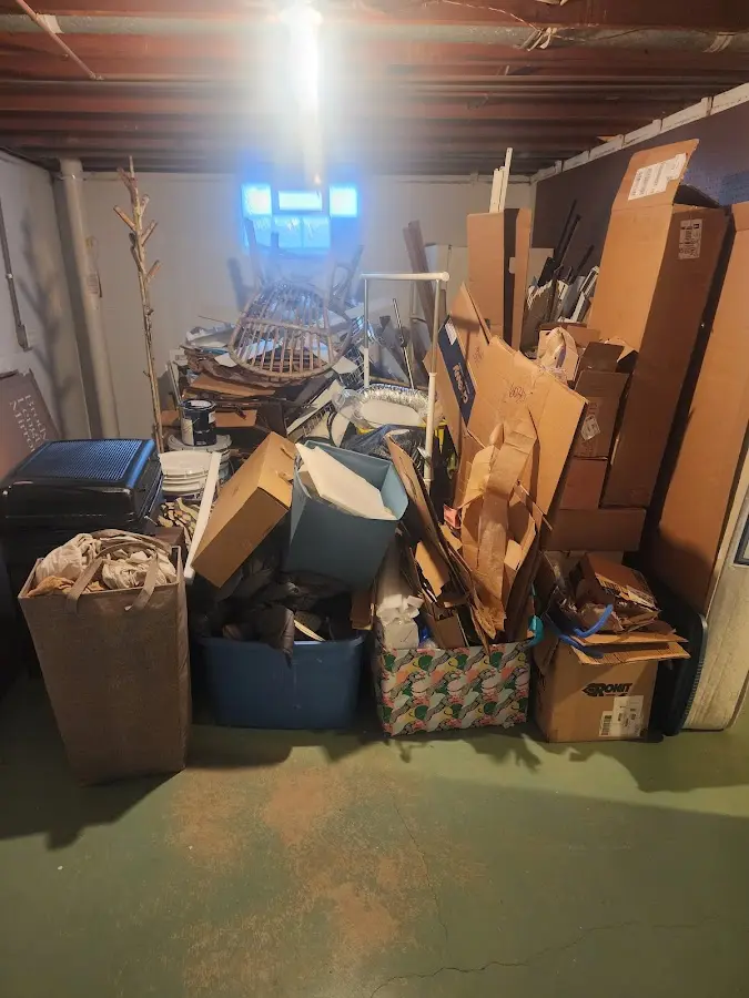 Roll-off dumpster container at job site for Construction Dumpster Rental in Springville